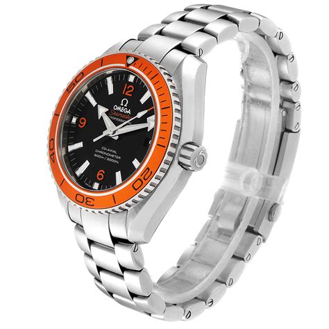 omega watch orange face|omega watch orange bezel.